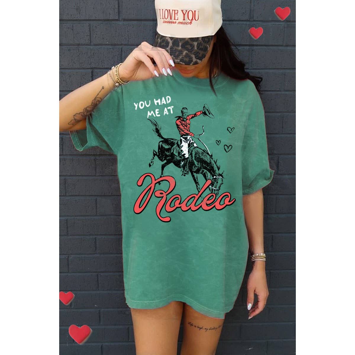 YOU HAD ME AT RODEO GRAPHIC TEE