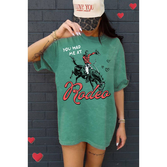 YOU HAD ME AT RODEO GRAPHIC TEE