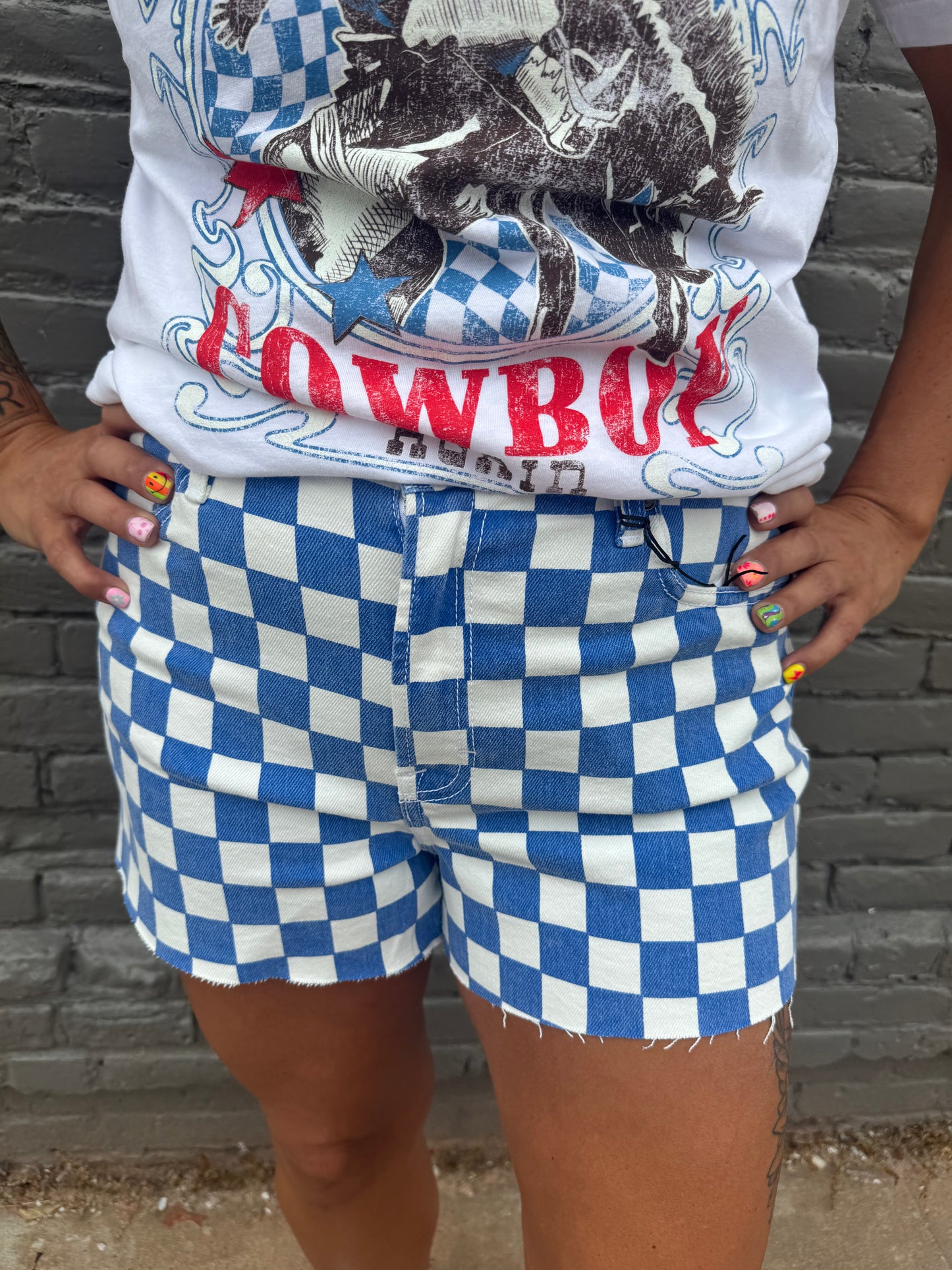 ALL-AMERICAN CHECKERED SHORTS