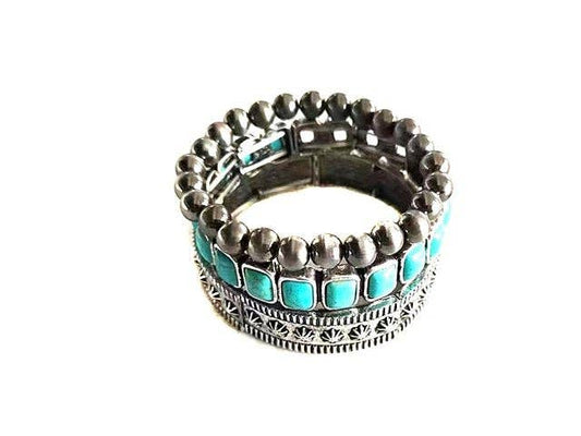 WESTERN 3 STRAND STRETCH BRACELET