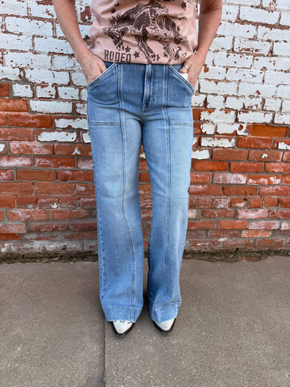 THE FLETCHER WIDE LEG JEAN
