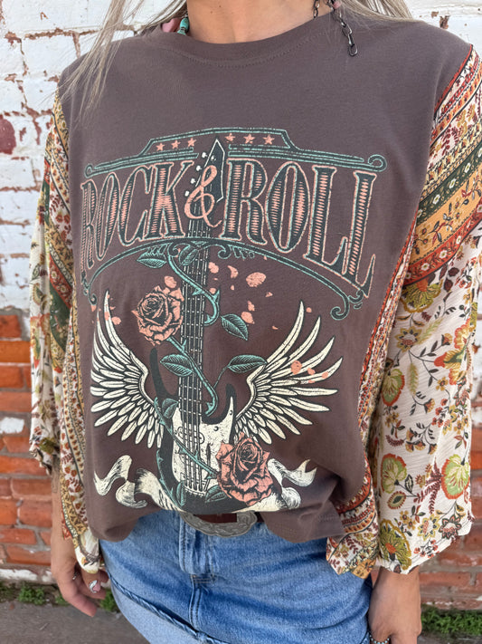 ROCK & ROLL BOHO BABE TOP