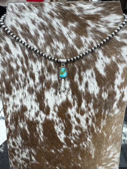 BLOSSOM PENDANT WITH PEARLS