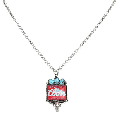LONGHORN COORS NECKLACE