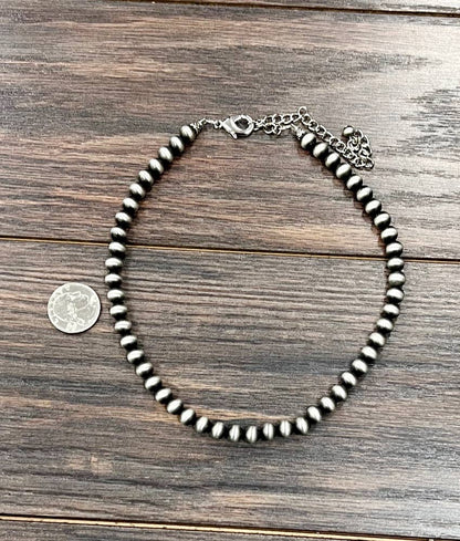 16" NAVAJO INSPIRED BEAD NECKLACE