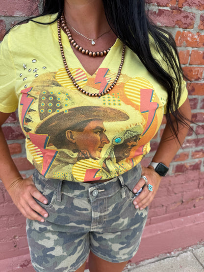 COWBOY AND INDIAN TEE