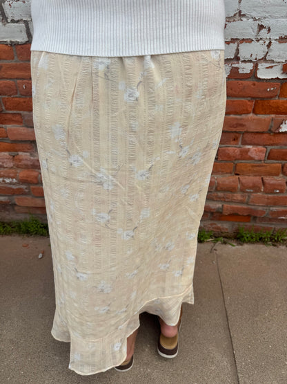 PRAIRE BLOSSOM BUTTOM MAXI SKIRT
