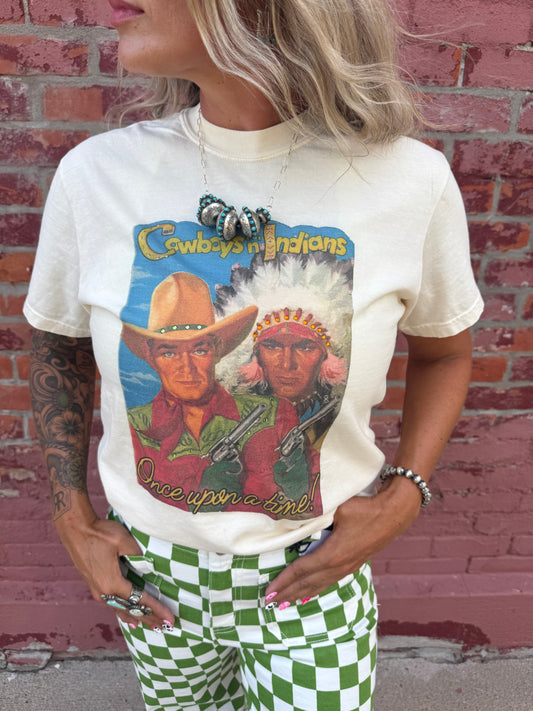 GINA COWBOYS'N INDIANS TEE