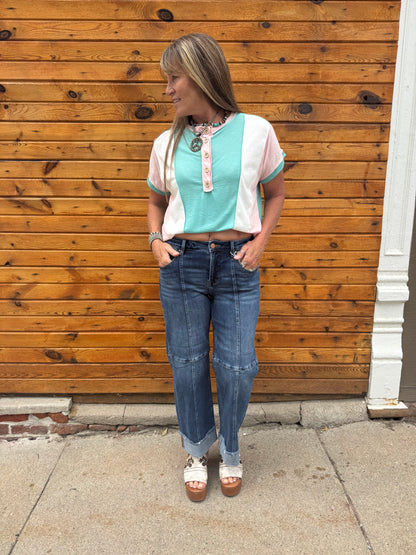 CHILL GIRL CROP JEANS