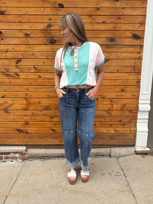CHILL GIRL CROP JEANS