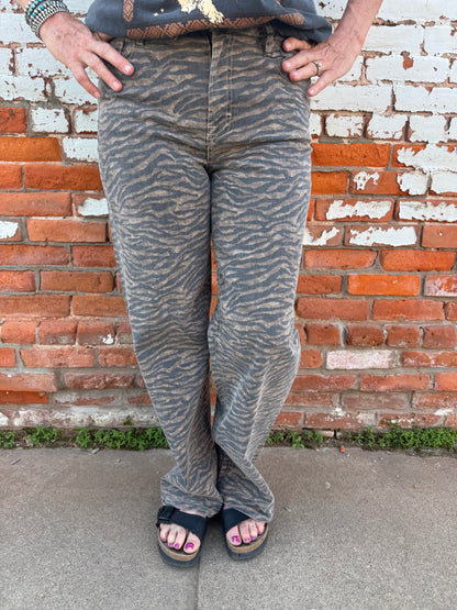 THE FERAL STRIPED JEANS