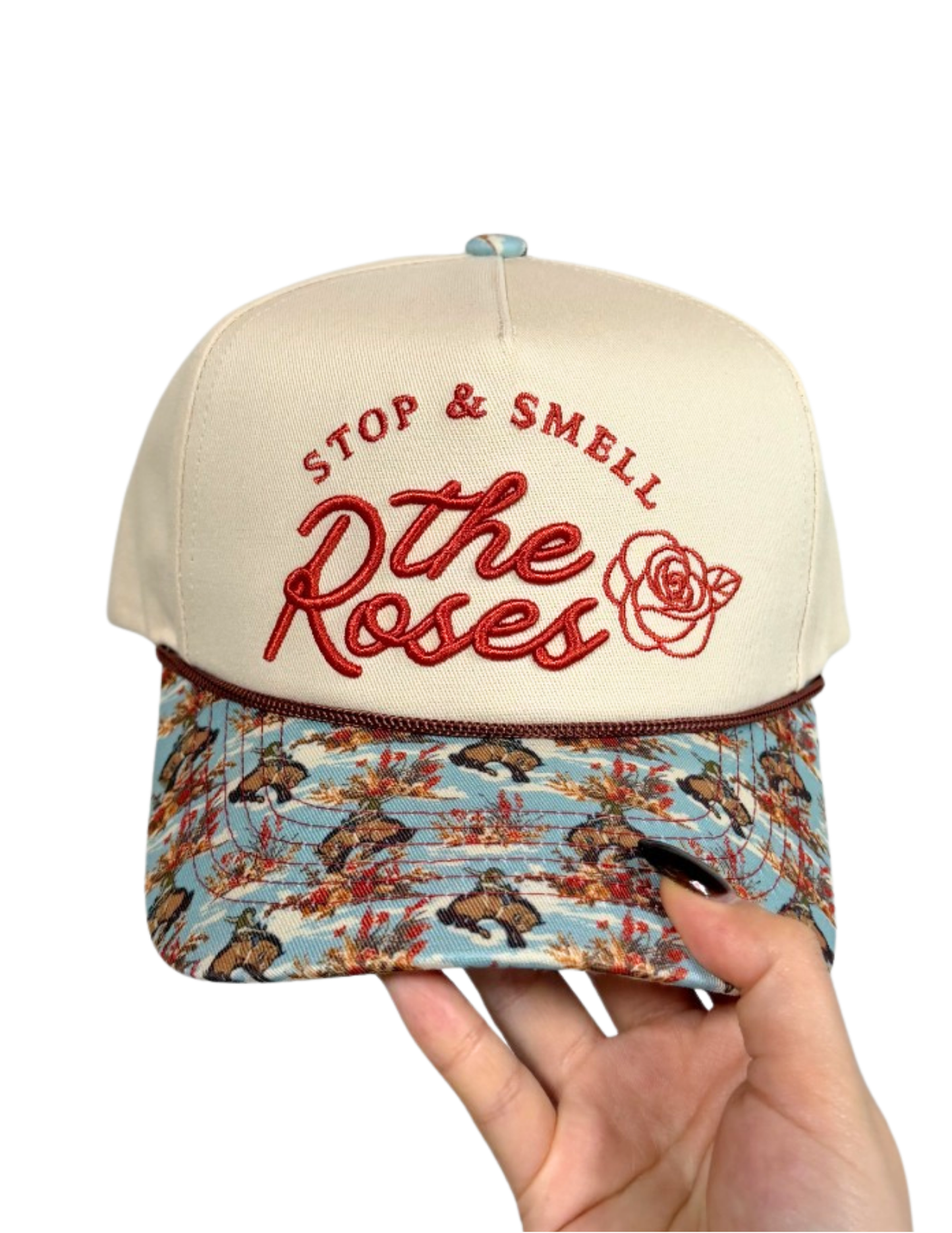 SMELL THE ROSES HAT