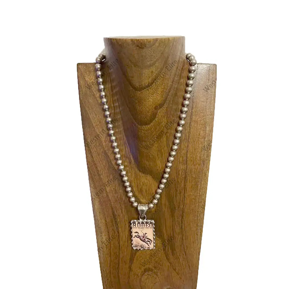 WESTERN PICTURE PENDANT NECKLACE