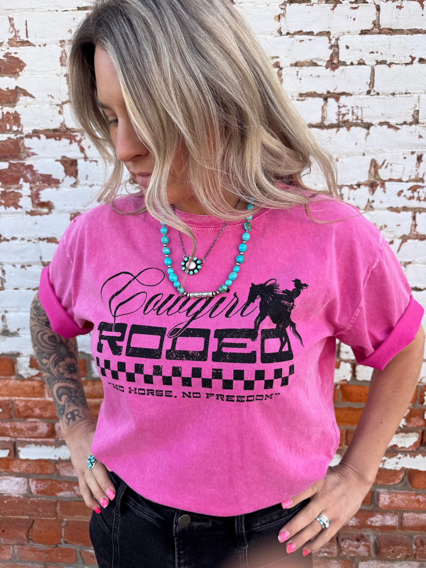 COWGIRL RODEO OVERSIZED GRAPHIC TEE