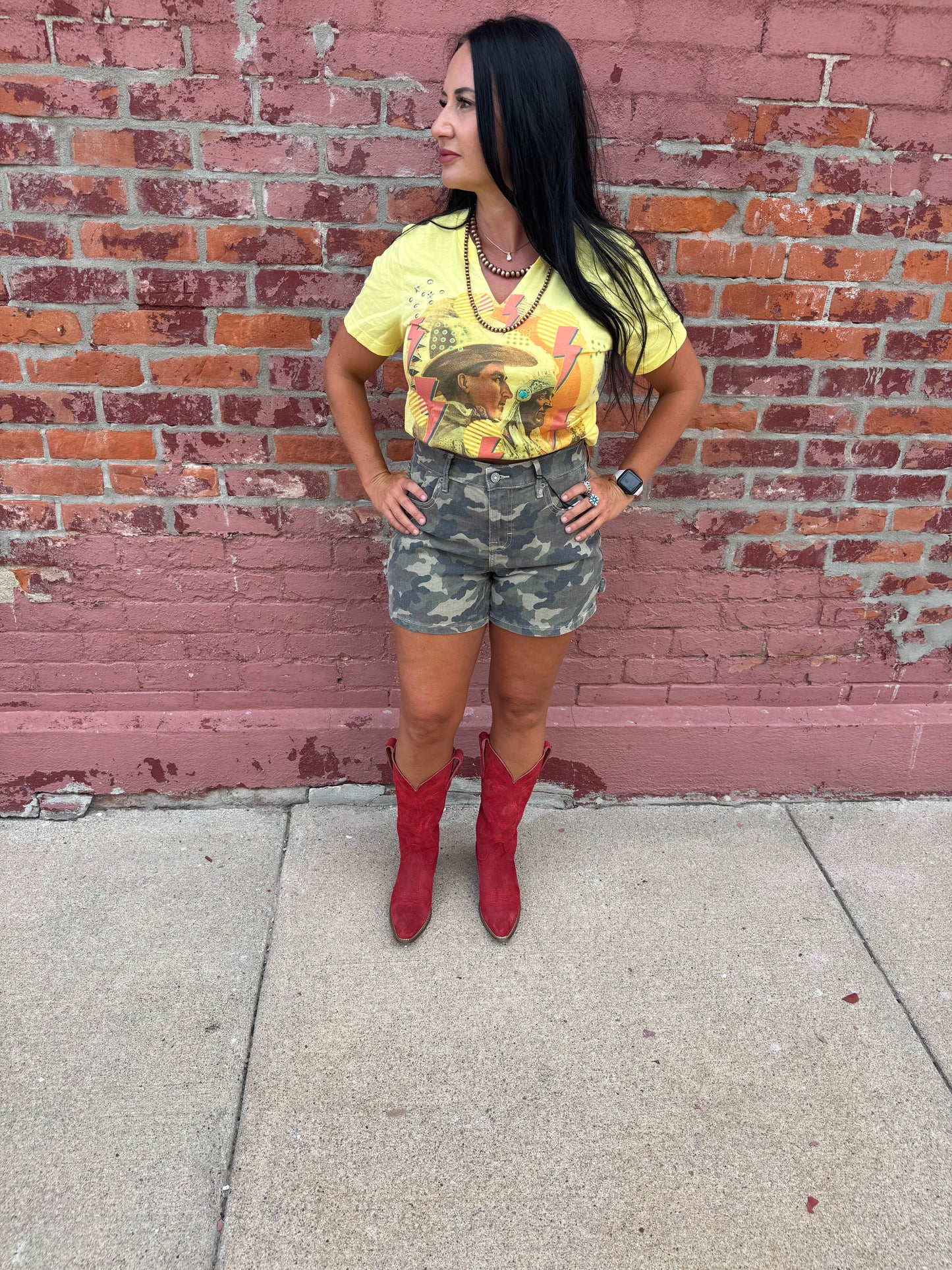 COWBOY AND INDIAN TEE