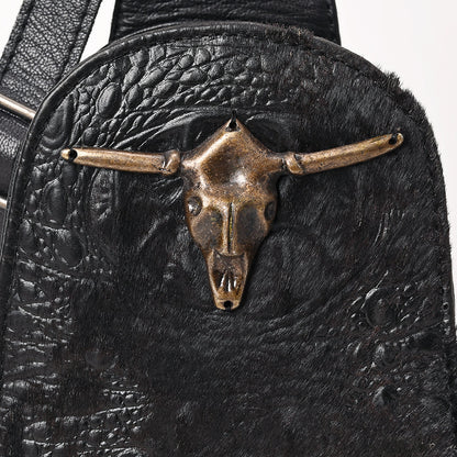 AMERICAN DARLING GENUINE LEATHER SLING BAG