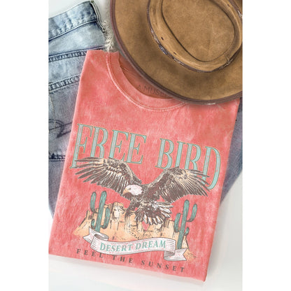 FREE BIRD GRAPHIC TEE