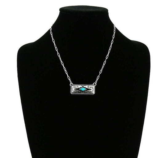 AZTEC PENDANT NECKLACE