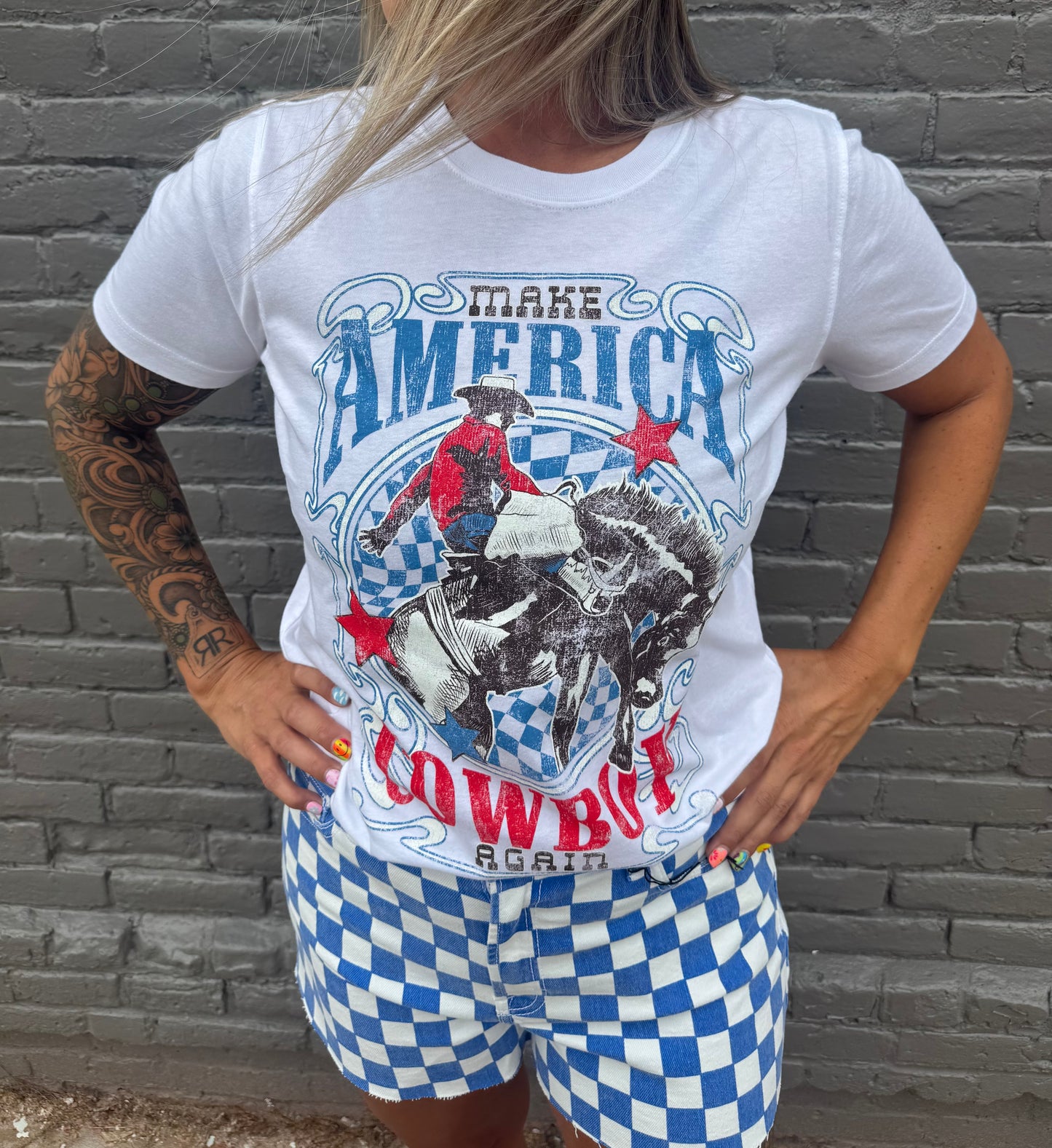 MAKE AMERICA COWBOY AGAIN TEE