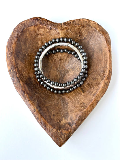 THE SILVERADO LAYERED BRACELET SET