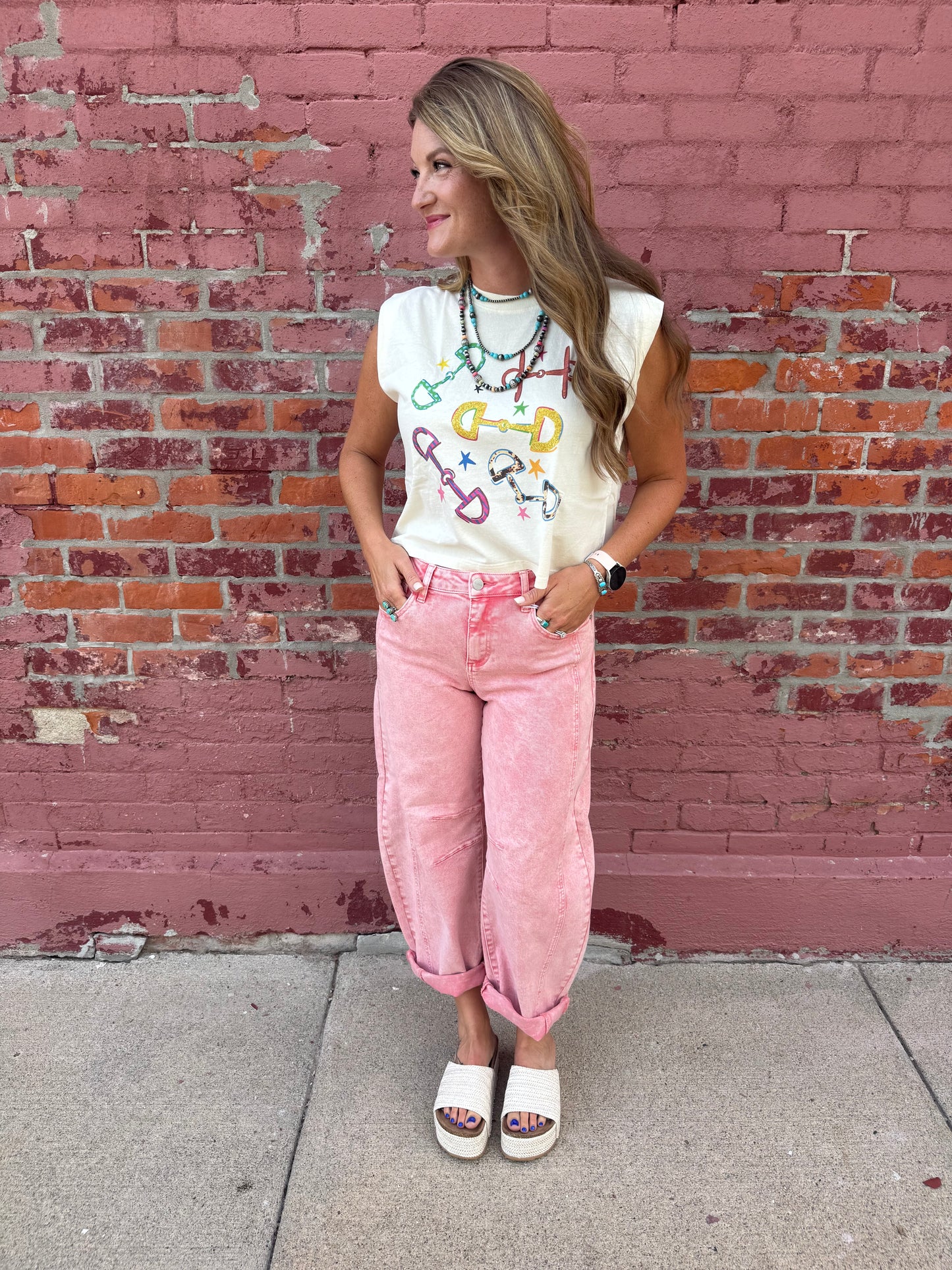 DESERT CLAY BARREL JEAN