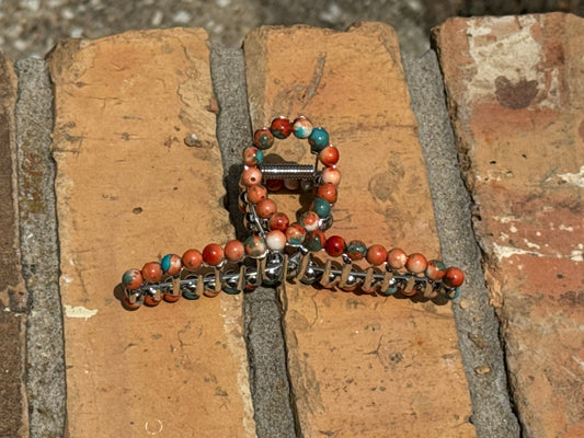 MULIT-COLOR STONE CLAW CLIP
