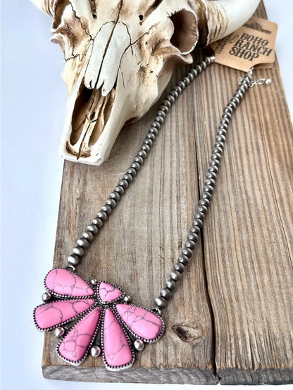 COWGIRL BLOSSOM STATEMENT NECKLACE