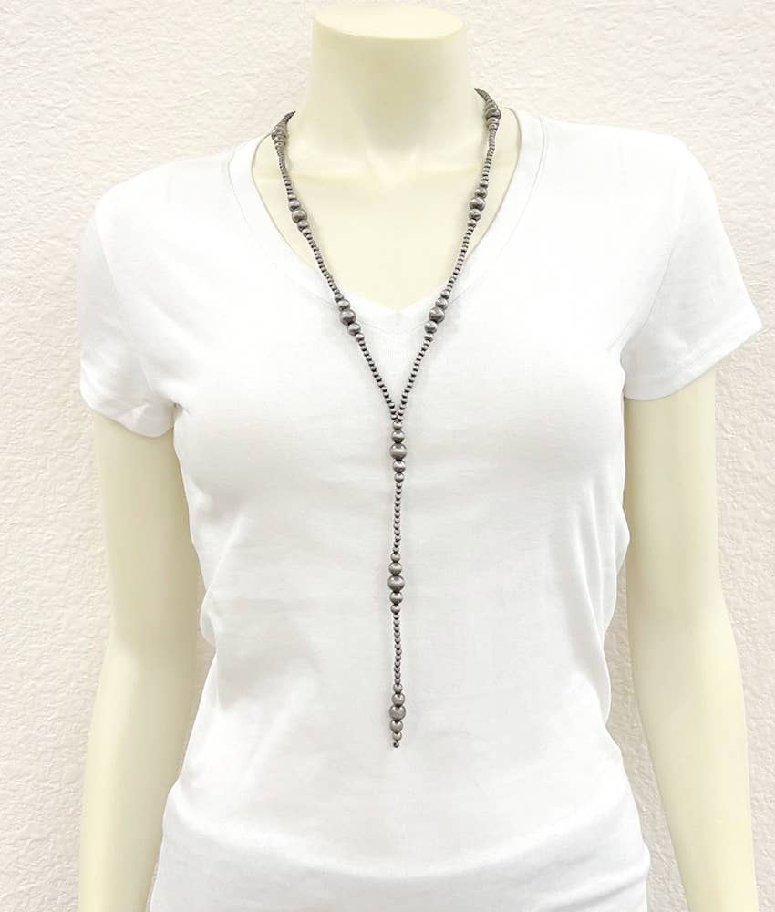 31" NAVAJO INSPIRED LARIAT NECKLACE