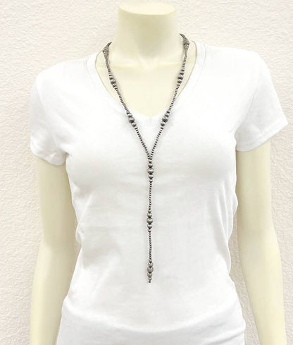 31" NAVAJO INSPIRED LARIAT NECKLACE