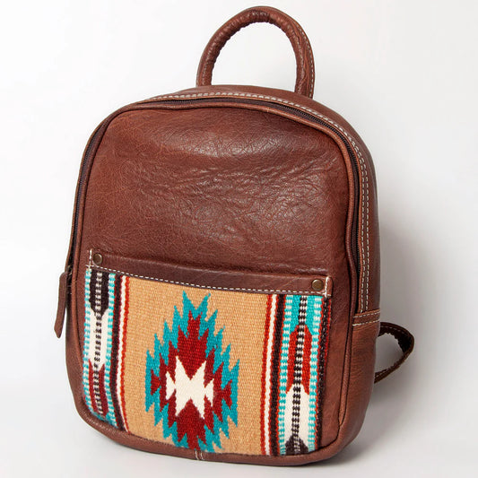 AMERICAN DARLING GENUINE LEATHER BACKPACK