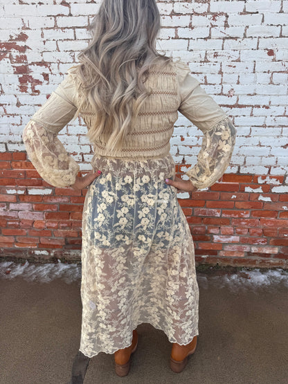 WILDFLOWER MAXI KIMONO