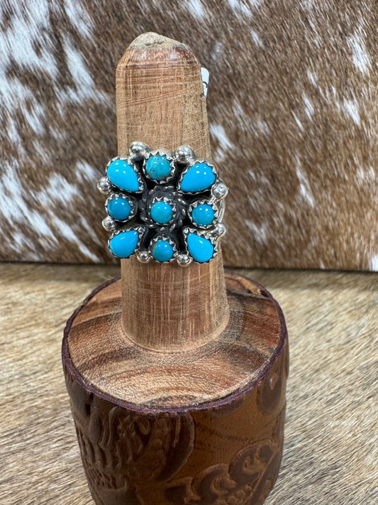 TURQUOISE ADJUSTABLE RING
