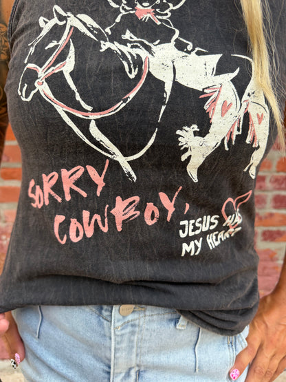 SORRY COWBOY TANK
