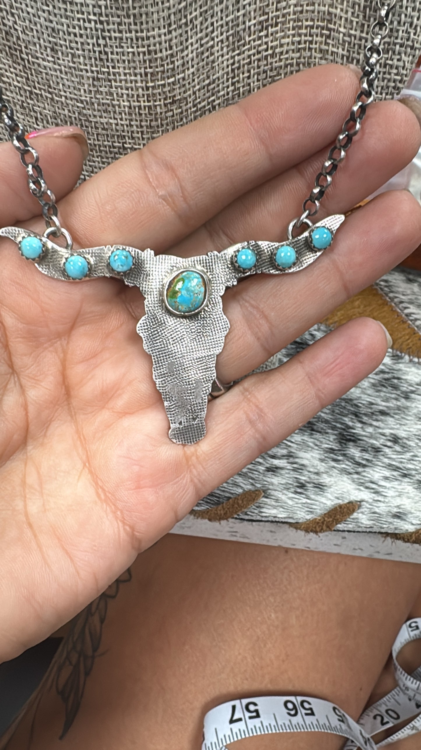 LONG HORN NECKLACE