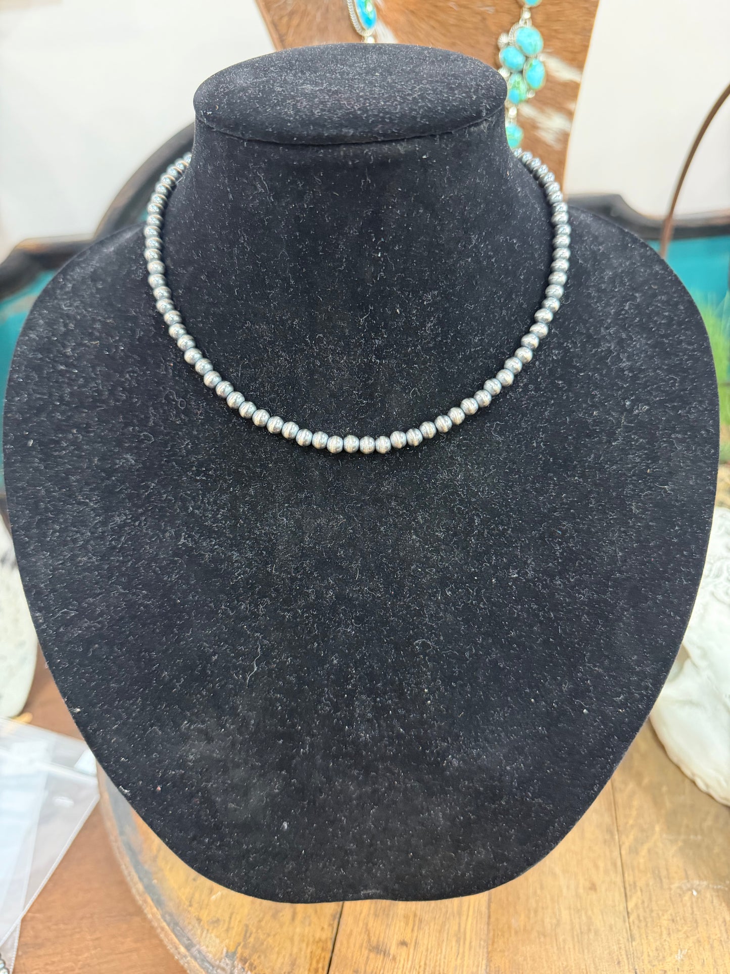 5MM STERLING SILVER PEARL NECKLACE