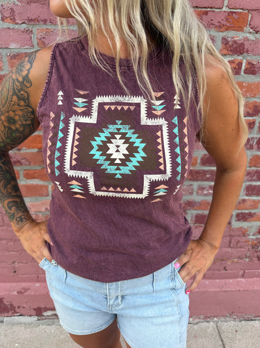 VINTAGE AZTEK TANK TOP
