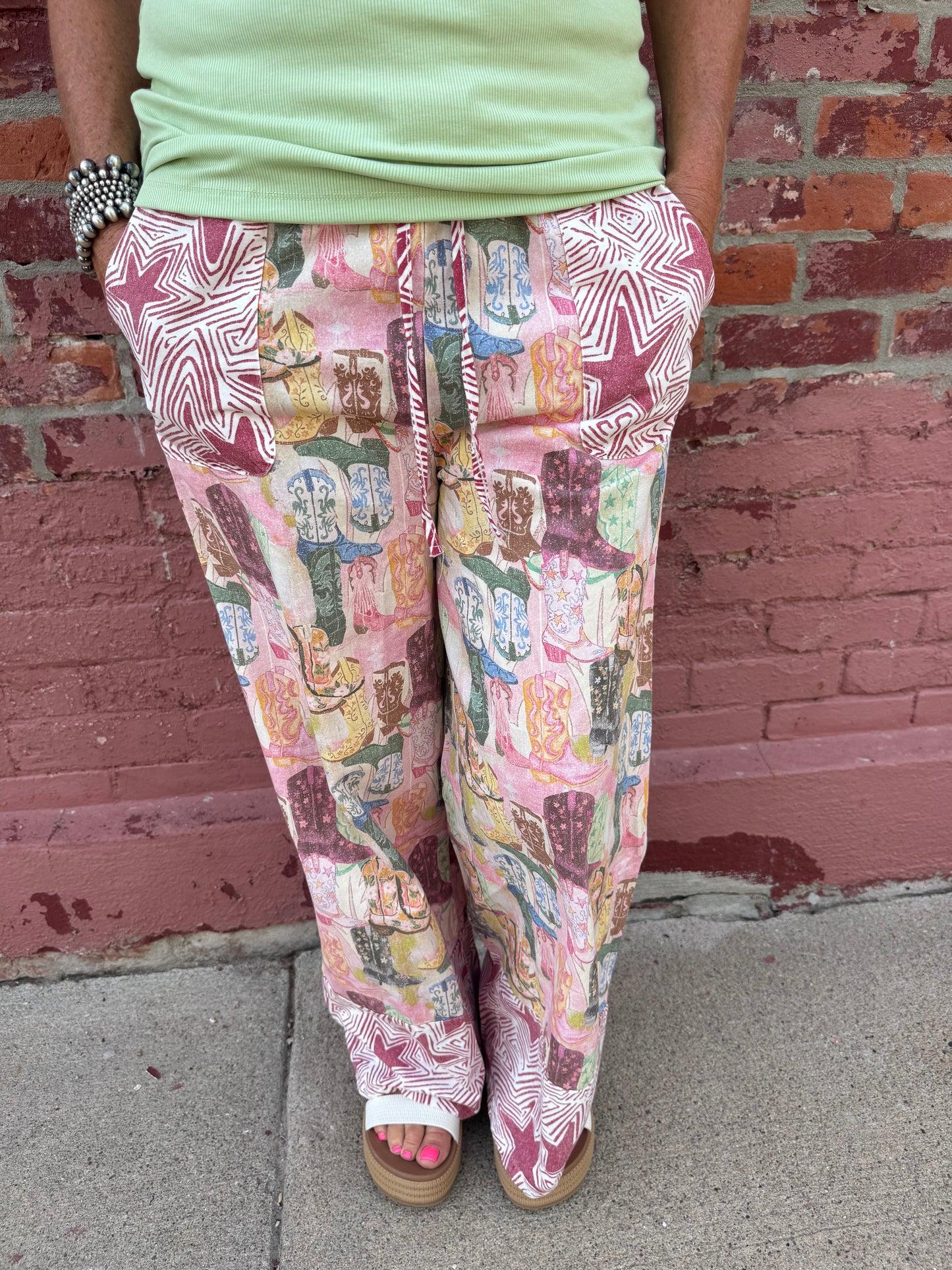 BOOTS STARS AND STRIPES PANTS