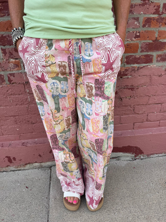BOOTS STARS AND STRIPES PANTS