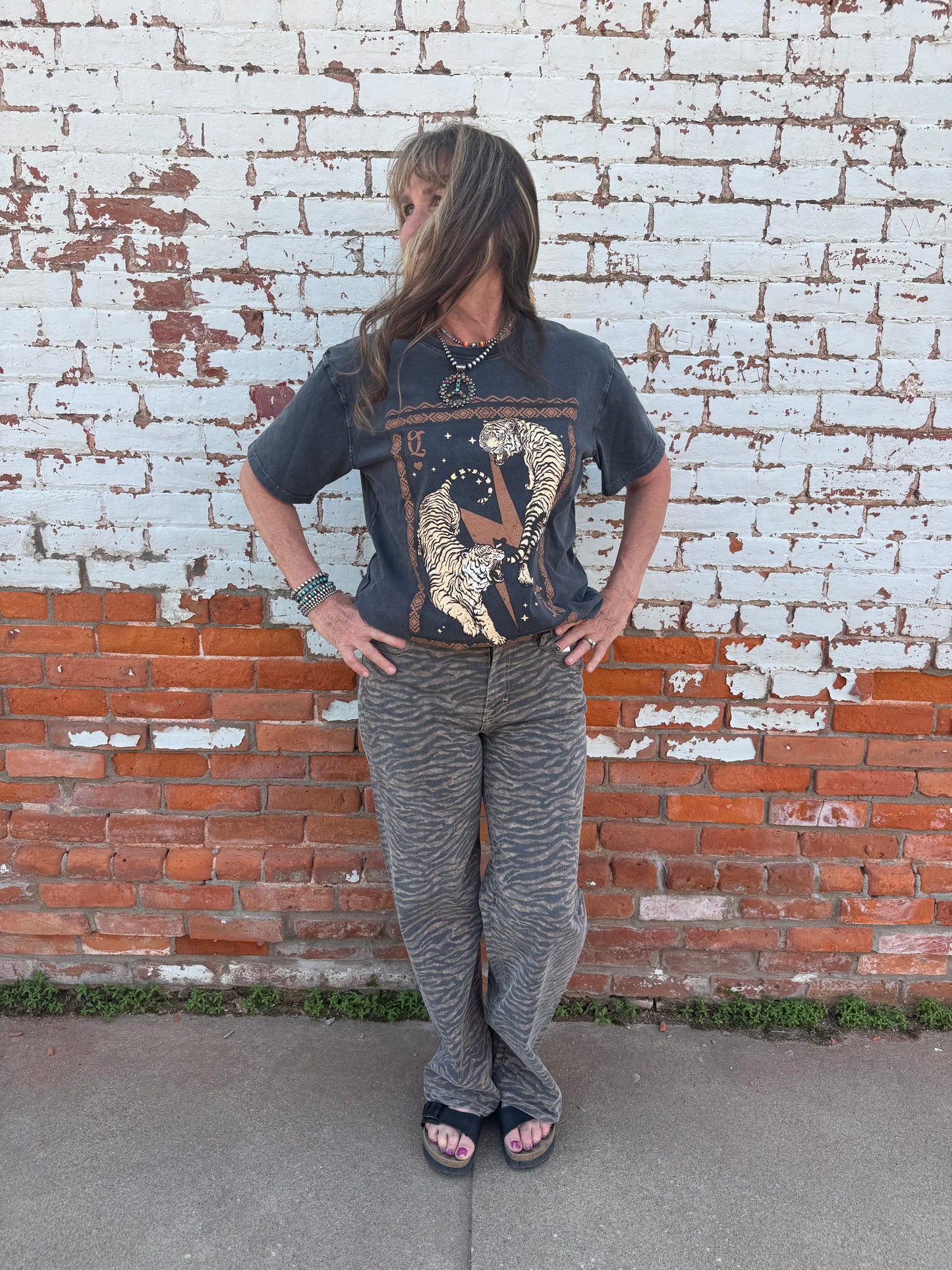 THE FERAL STRIPED JEANS