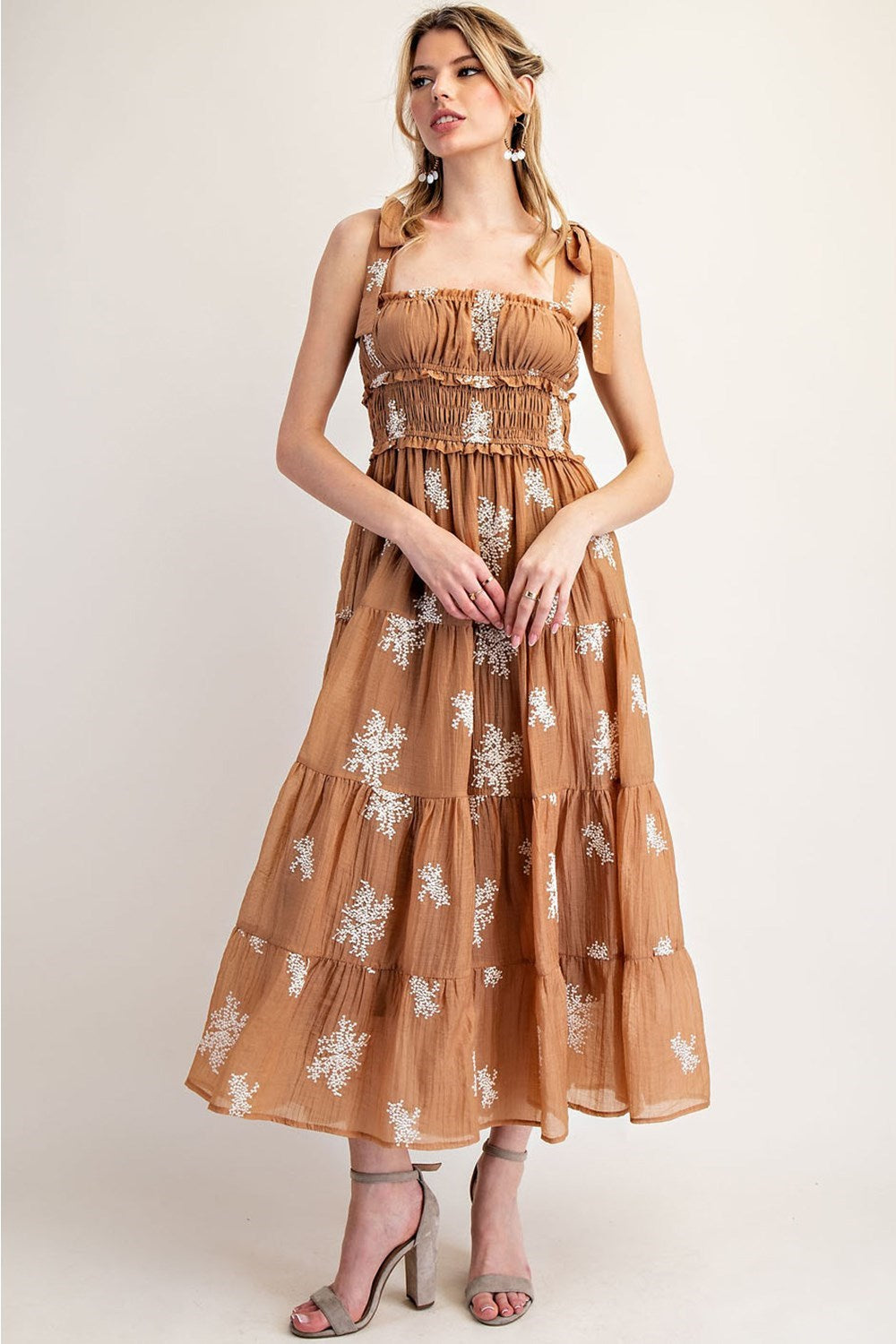 TIERED MAXI DRESS