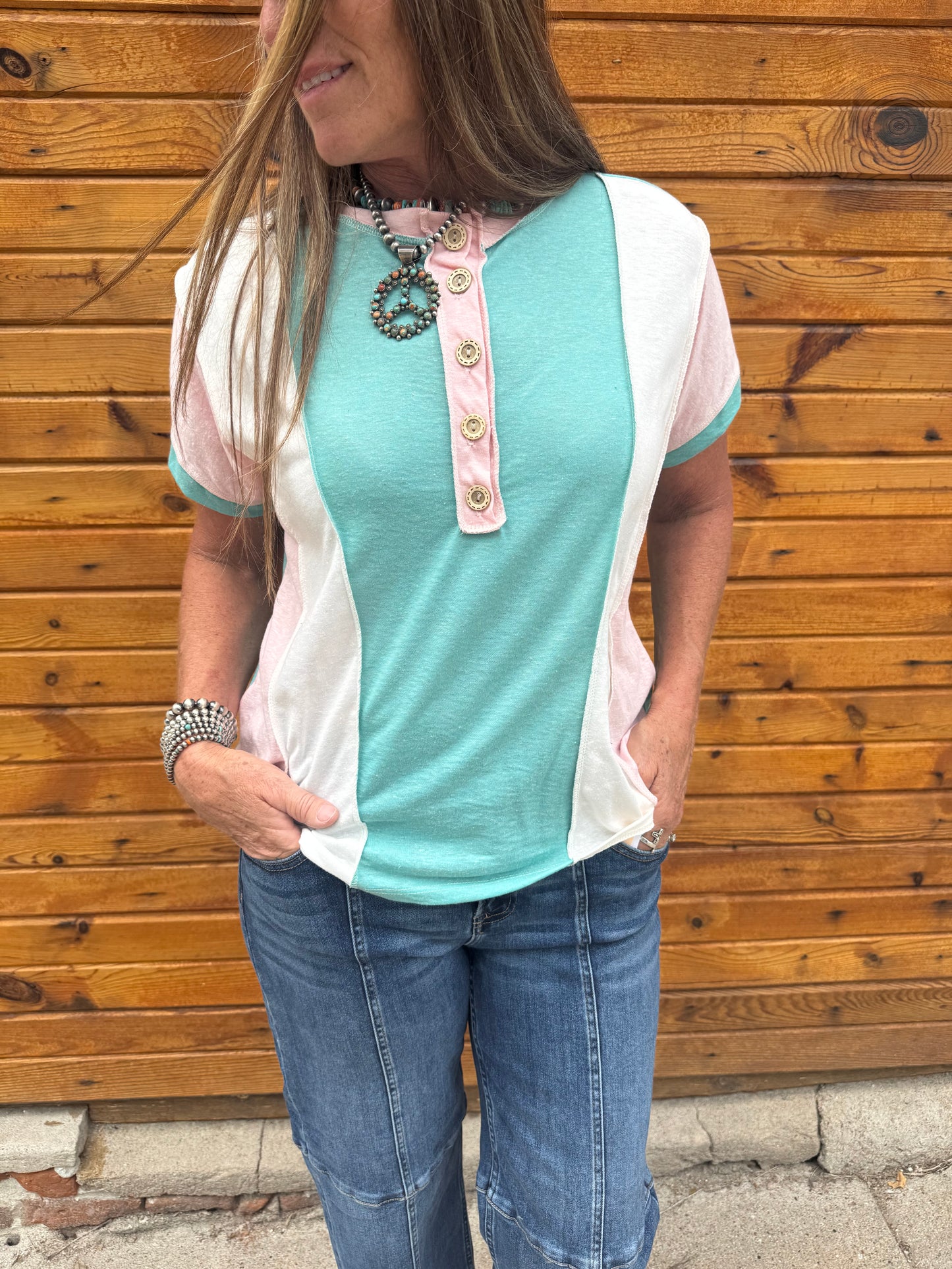 PLAYFUL PASTEL TOP