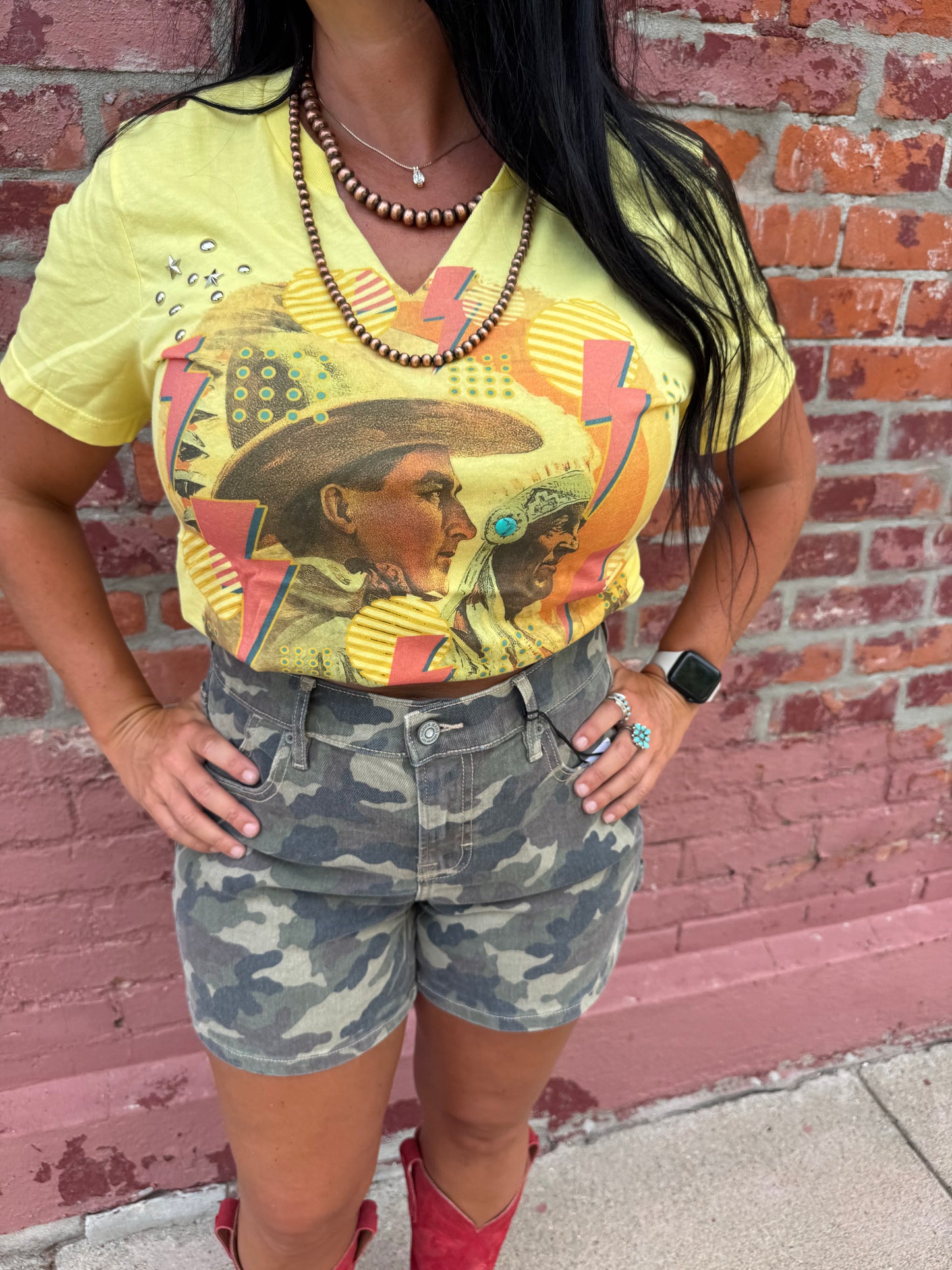 COWBOY AND INDIAN TEE