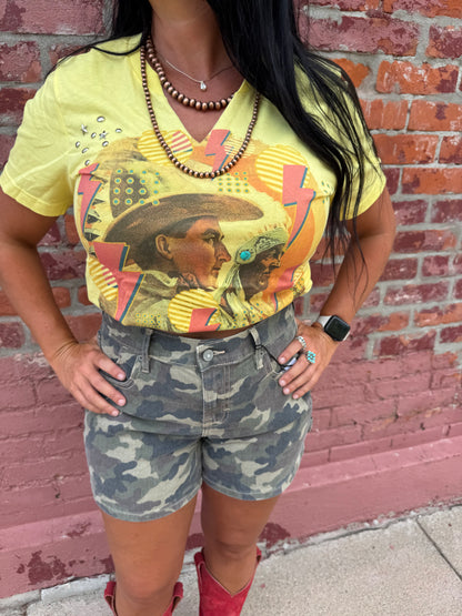 COWBOY AND INDIAN TEE