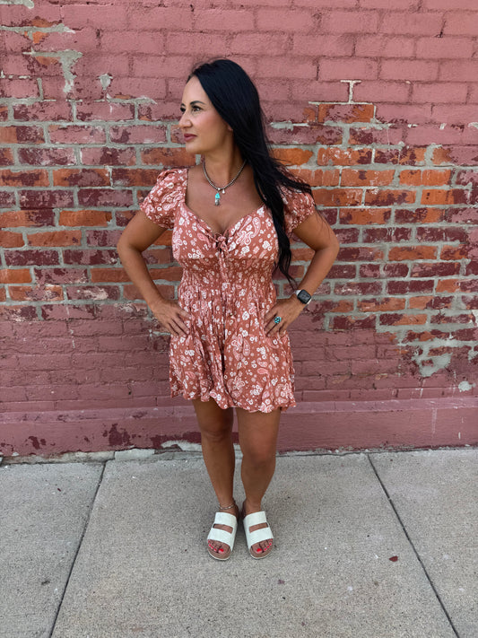 THE RUSTLER SHORT SLEEVE ROMPER