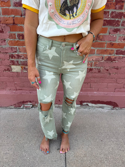GRIT & GLORY STAR DENIM JEAN
