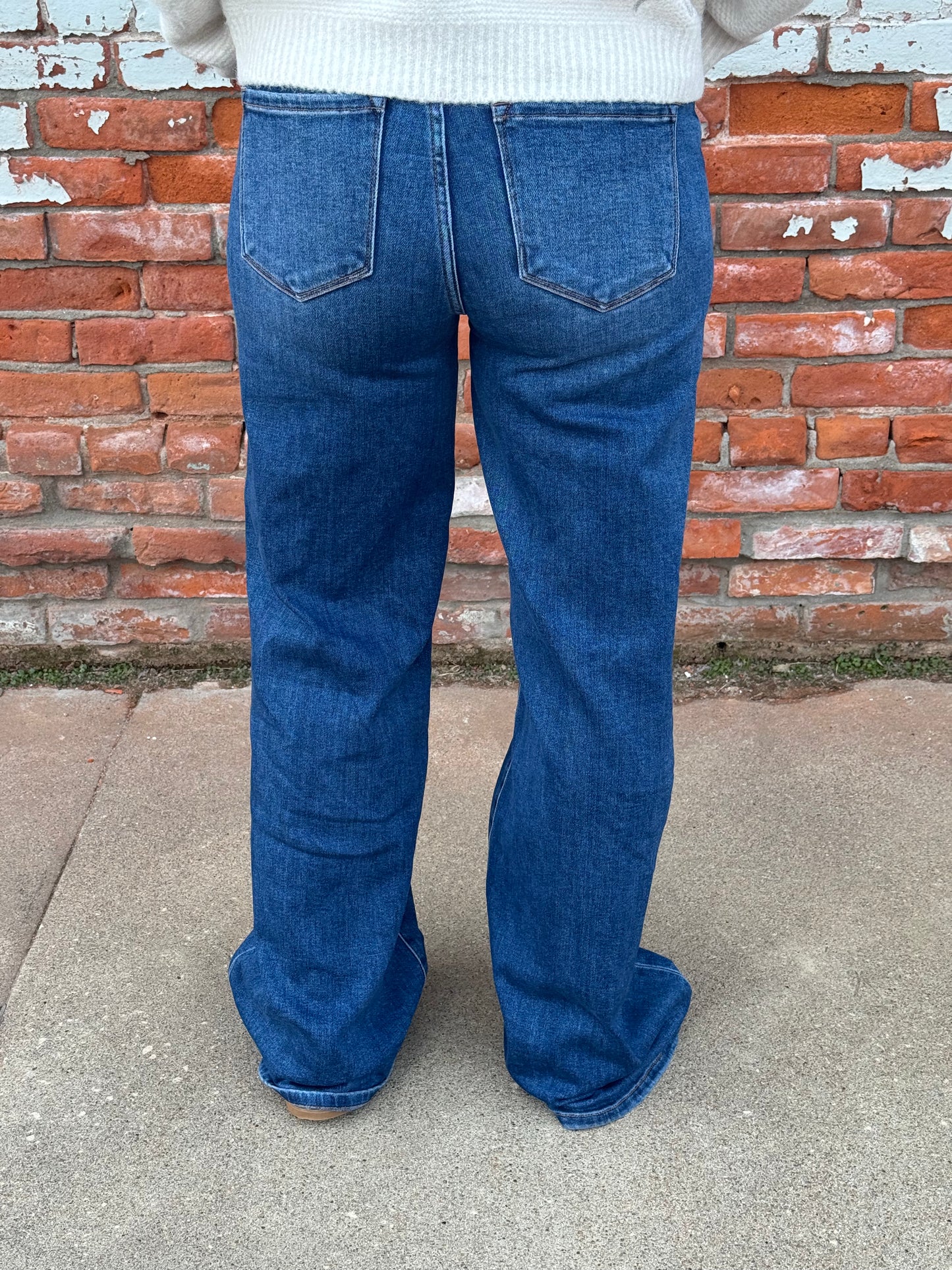 WINONA WIDE LEG MID RISE JEAN