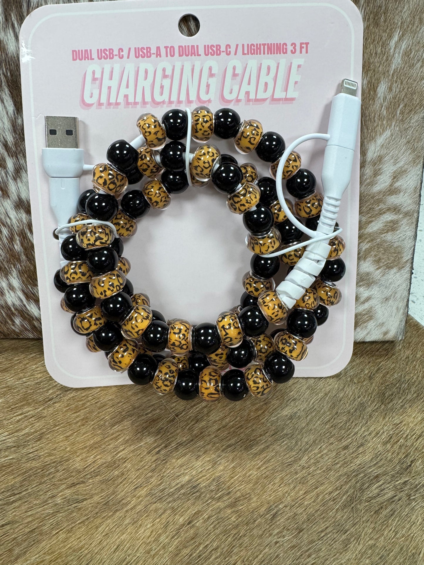 BEADED PHONE CHARGER