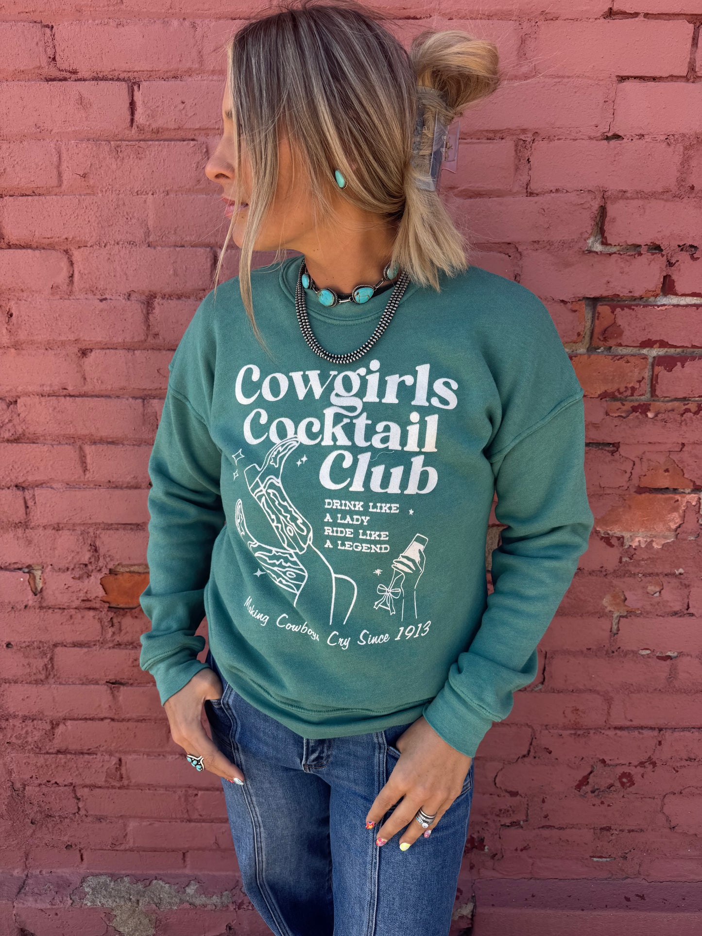 COWGIRLS COCKTAIL CLUB SWEATSHIRT