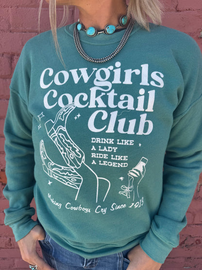 COWGIRLS COCKTAIL CLUB SWEATSHIRT