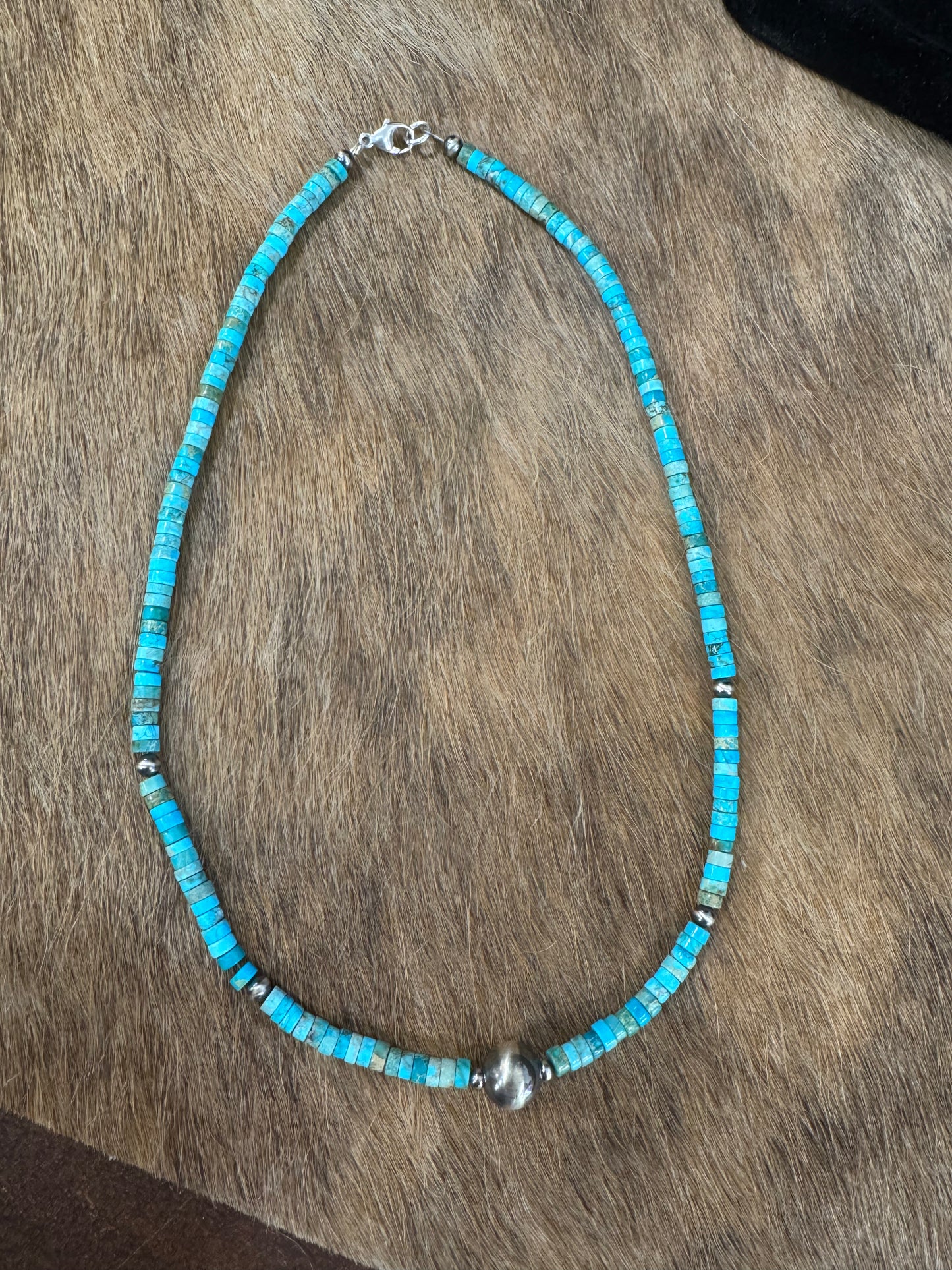 HEISHI TURQUOISE NECKLACE